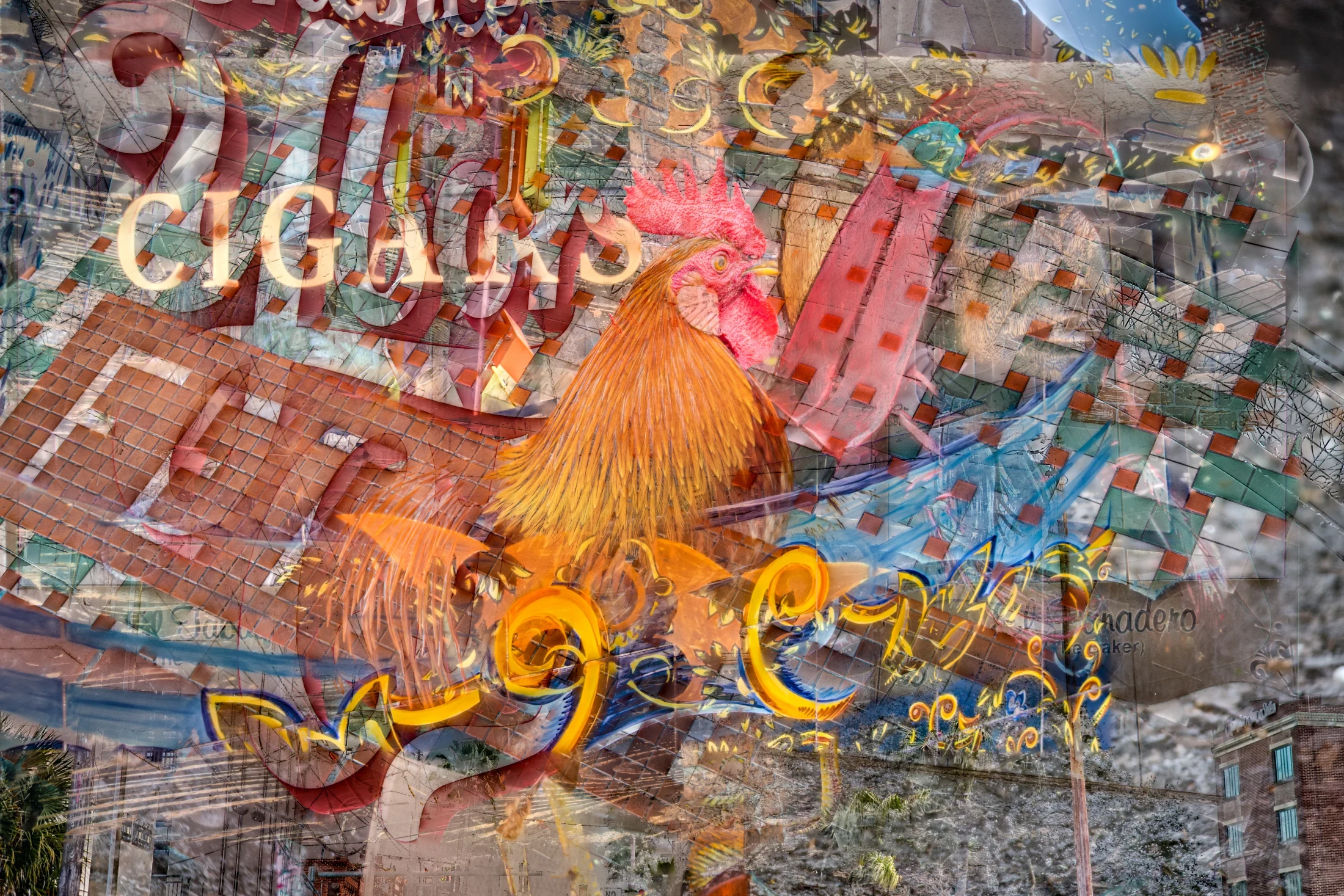 Ybor, Layered, fine art print by Joe Sale